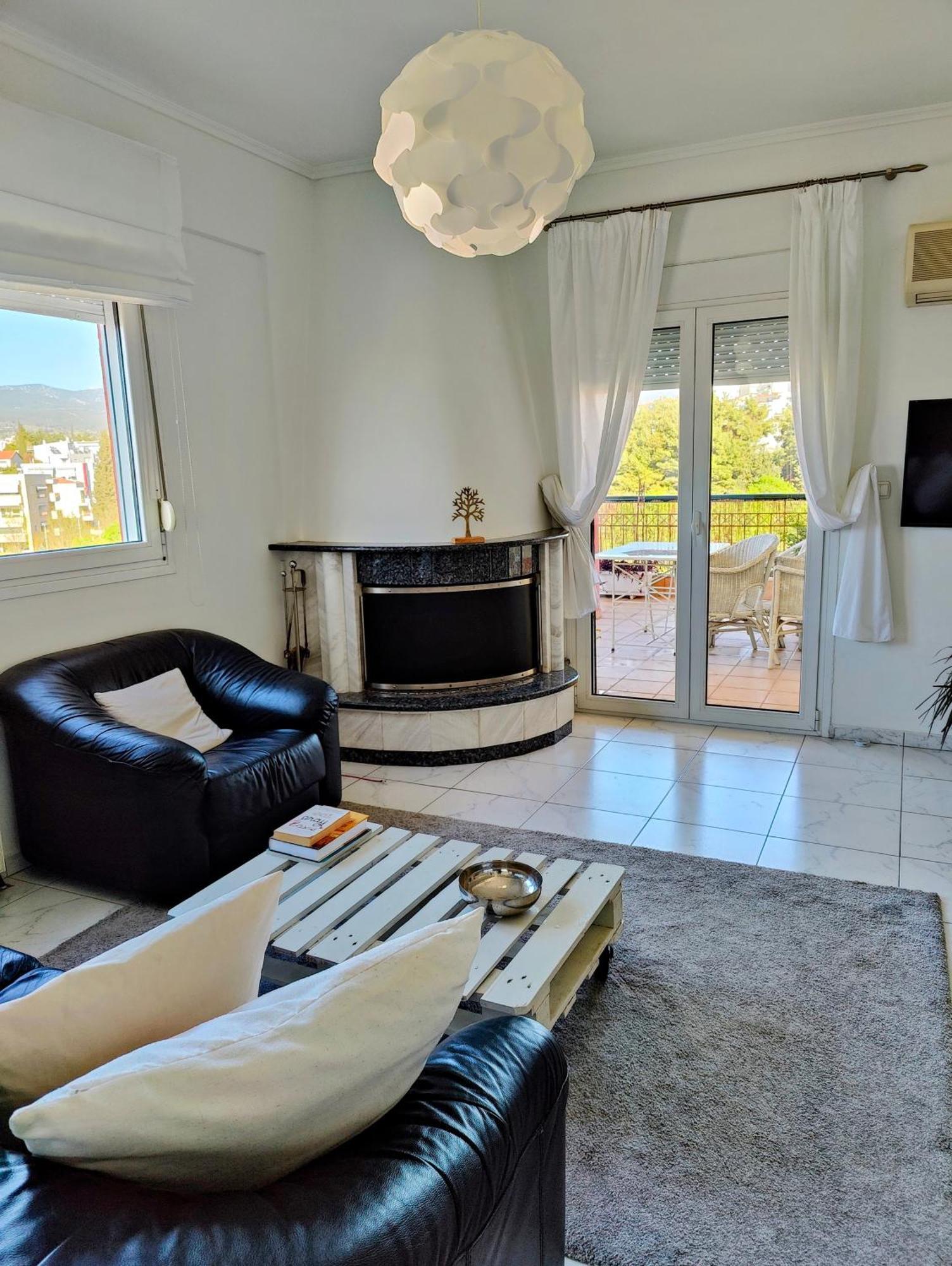 Celestial Garden-Thessaloniki'S Modern, Eclectic Penthouse With An Amazing View And Veranda Eksteriør billede