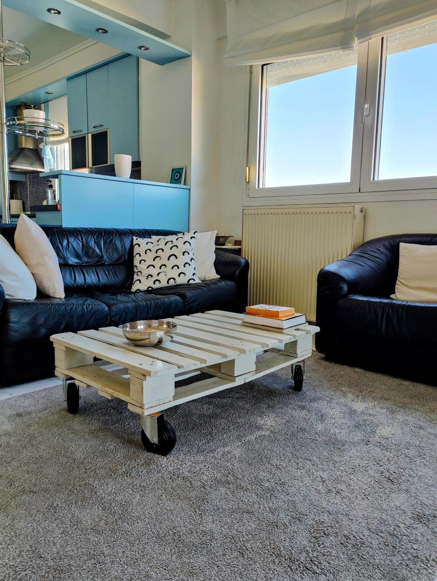 Celestial Garden-Thessaloniki'S Modern, Eclectic Penthouse With An Amazing View And Veranda Eksteriør billede